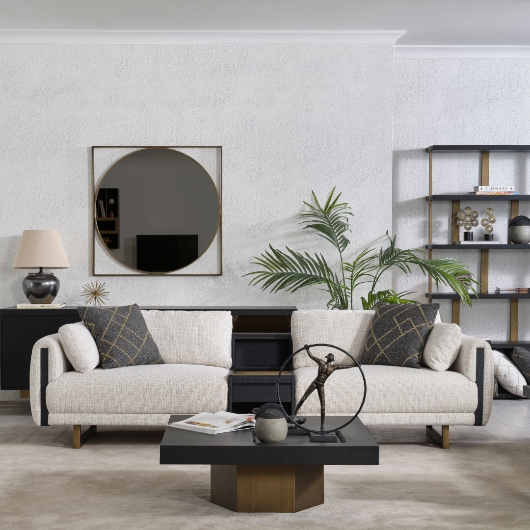 Stella Siyah Koltuk Takım