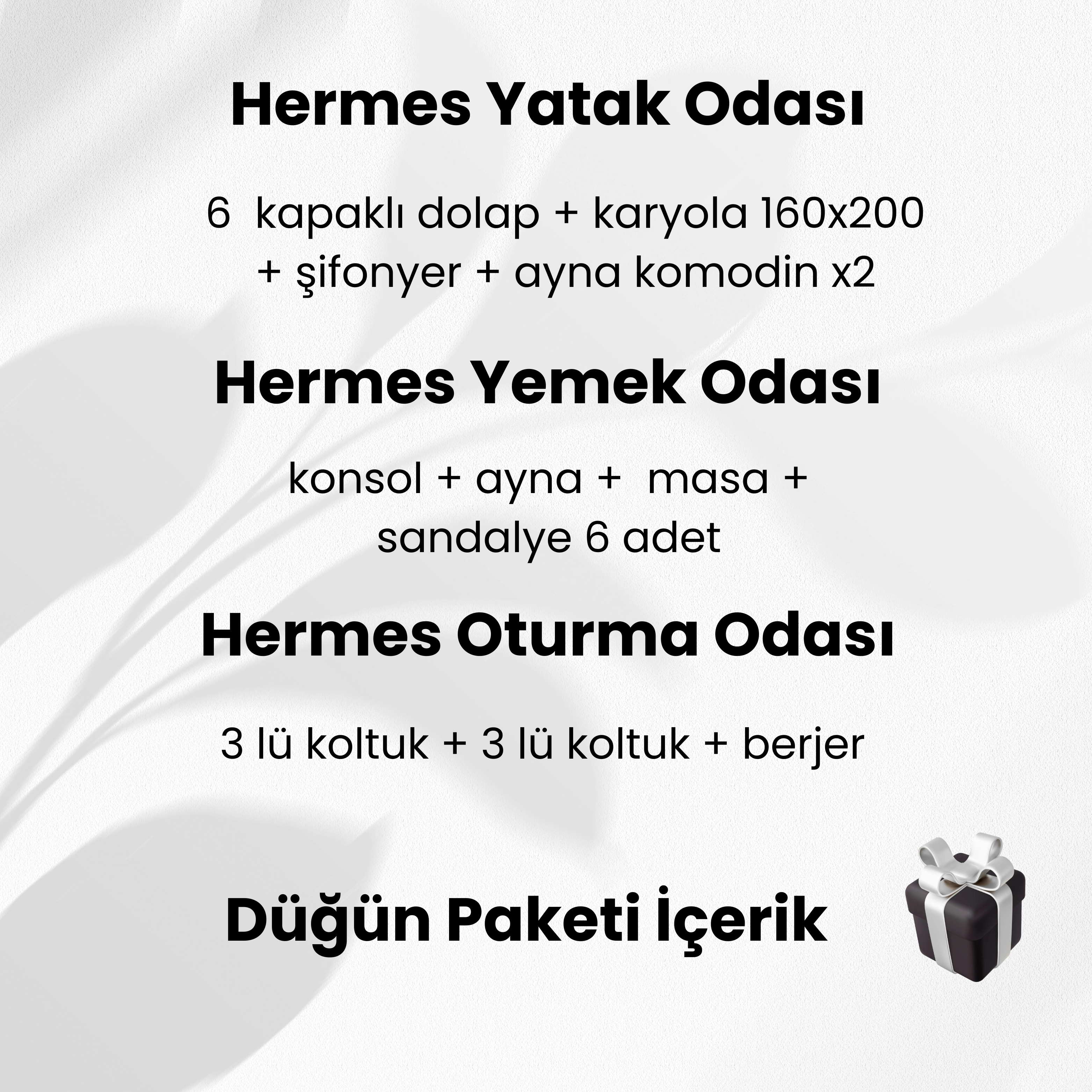 Hermes Düğün Paketi