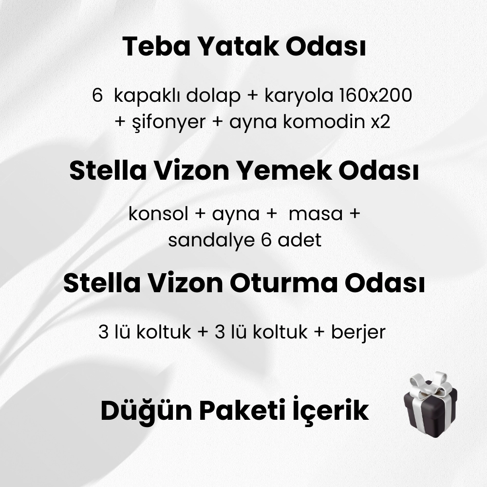 Stella Vizon Teba Düğün Paketi