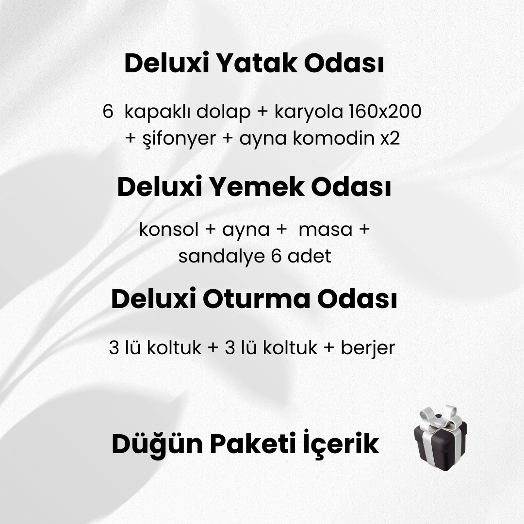 Deluxi Düğün Paketi