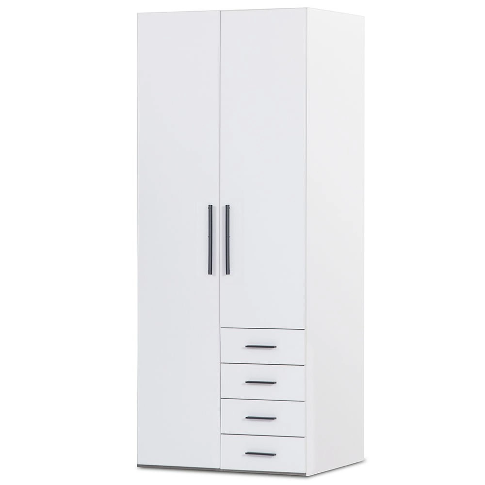 Puzzle Atlas White 2 Kapılı Dolap 206