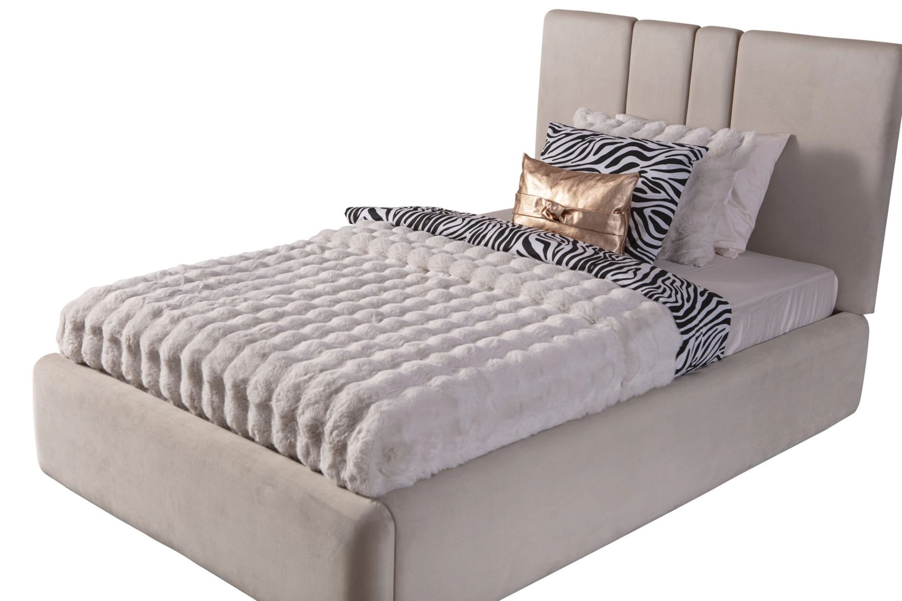 Pera Karyola 160 x 200 (Vizon-Bej)