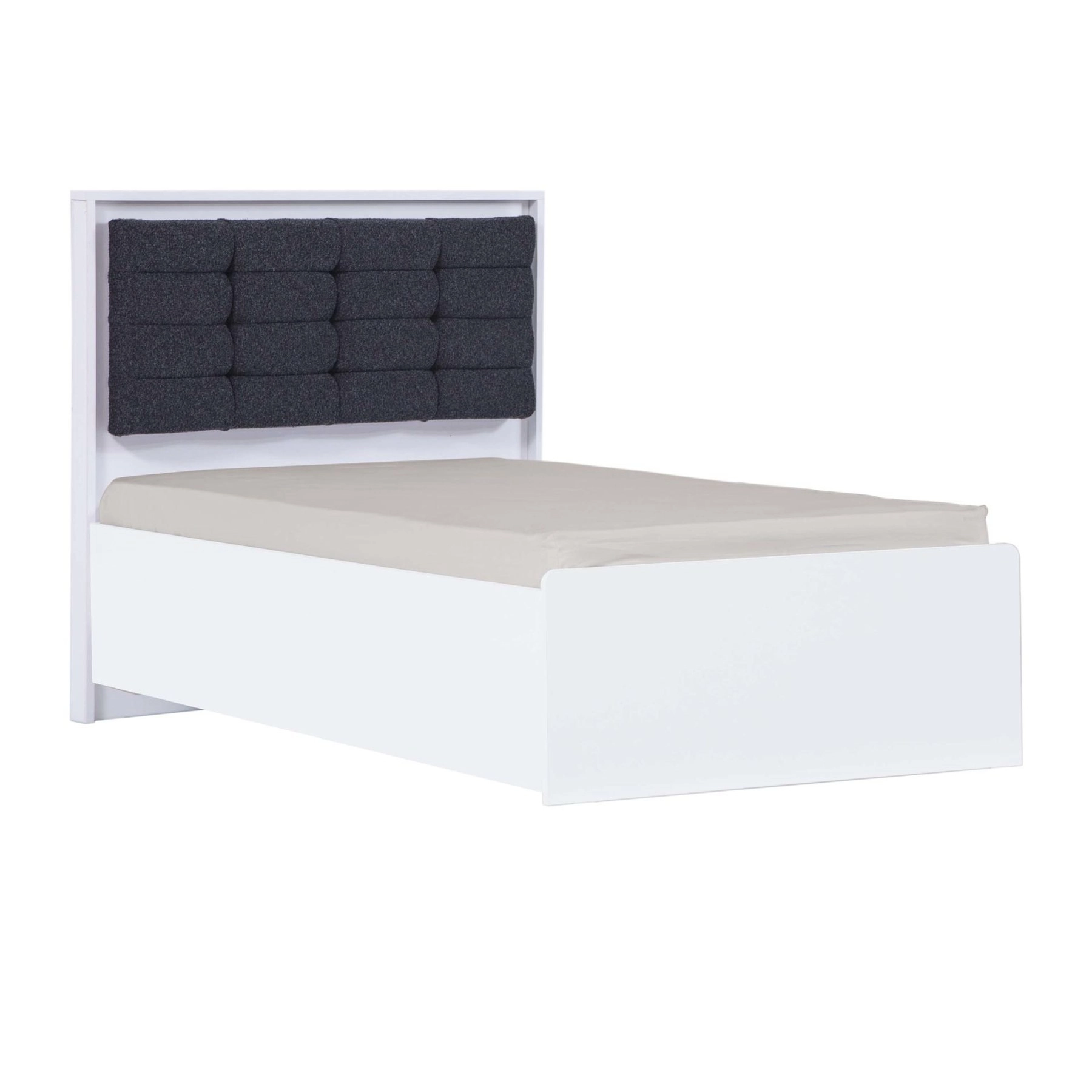 Atlas White Bazalı Karyola 120 x 200