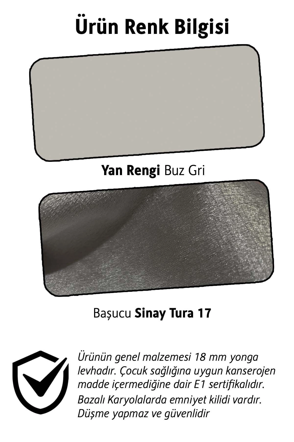 Elegant Bazalı Karyola 120 x 200