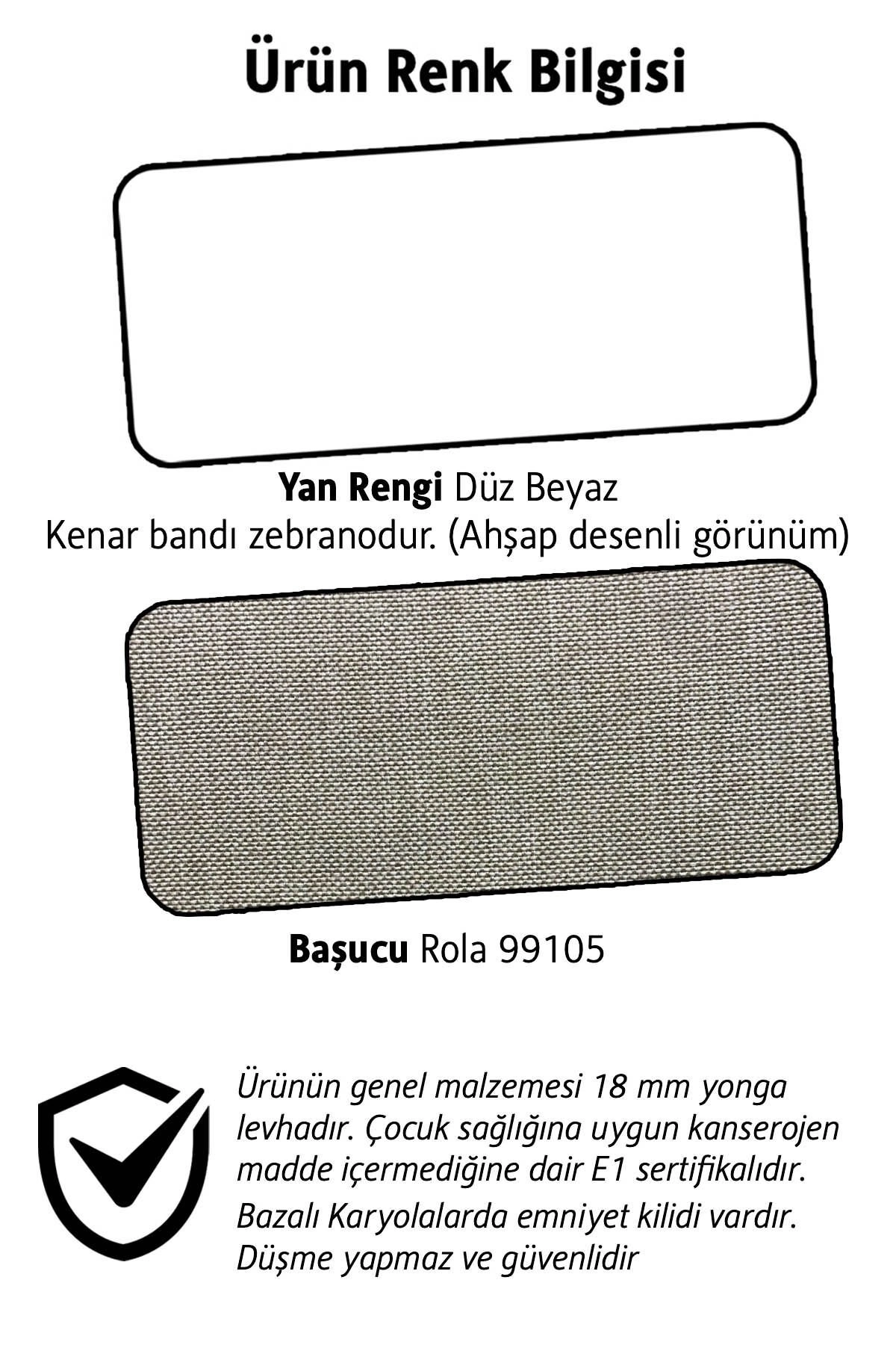 Retro Bazalı Karyola 120 x 200