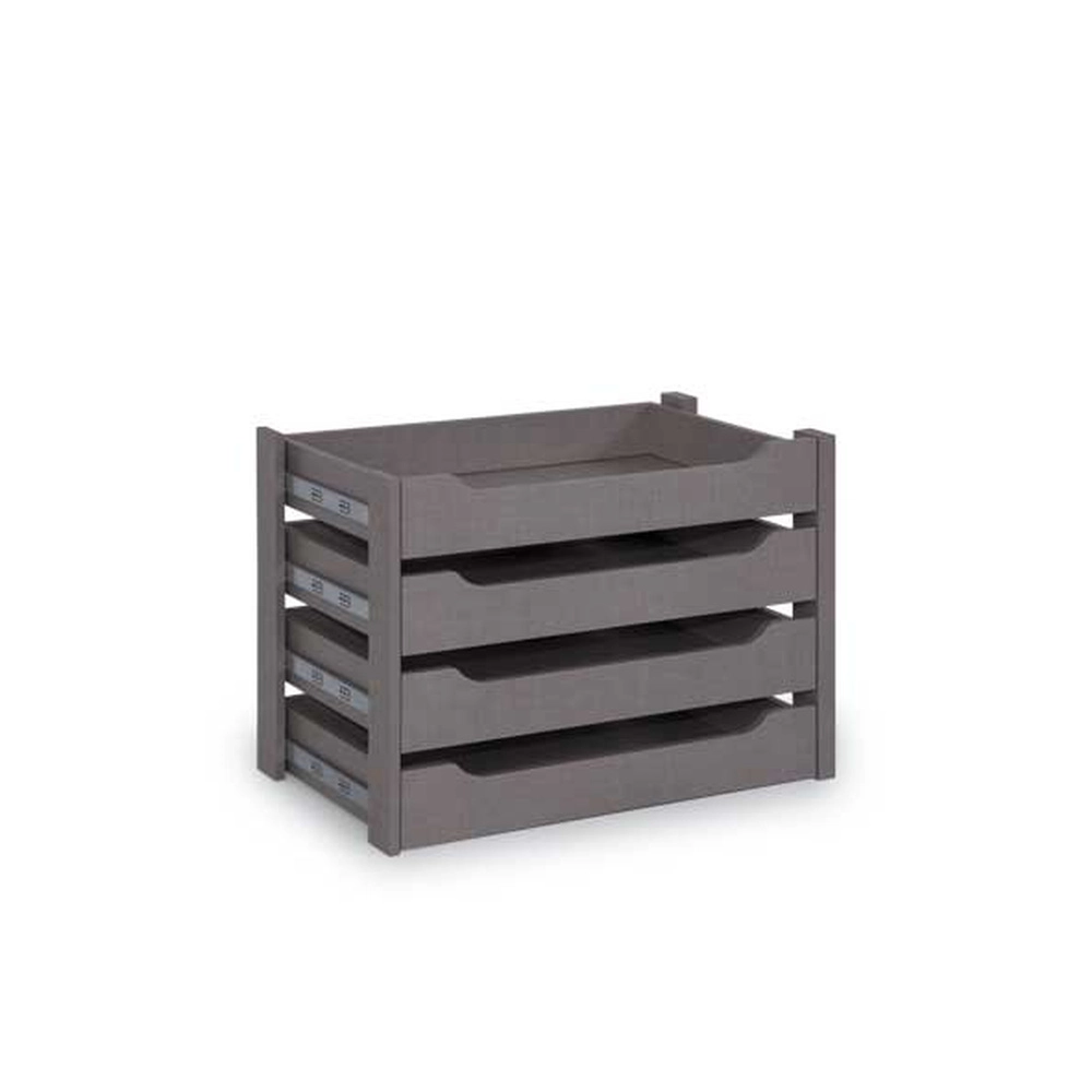 Puzzle 2 Kapak + Çekmeceleri (Antrasit Gri)