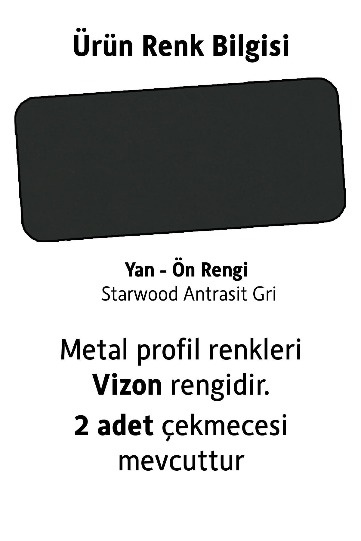 Cross Çalışma Masası (Antrasit Gri)