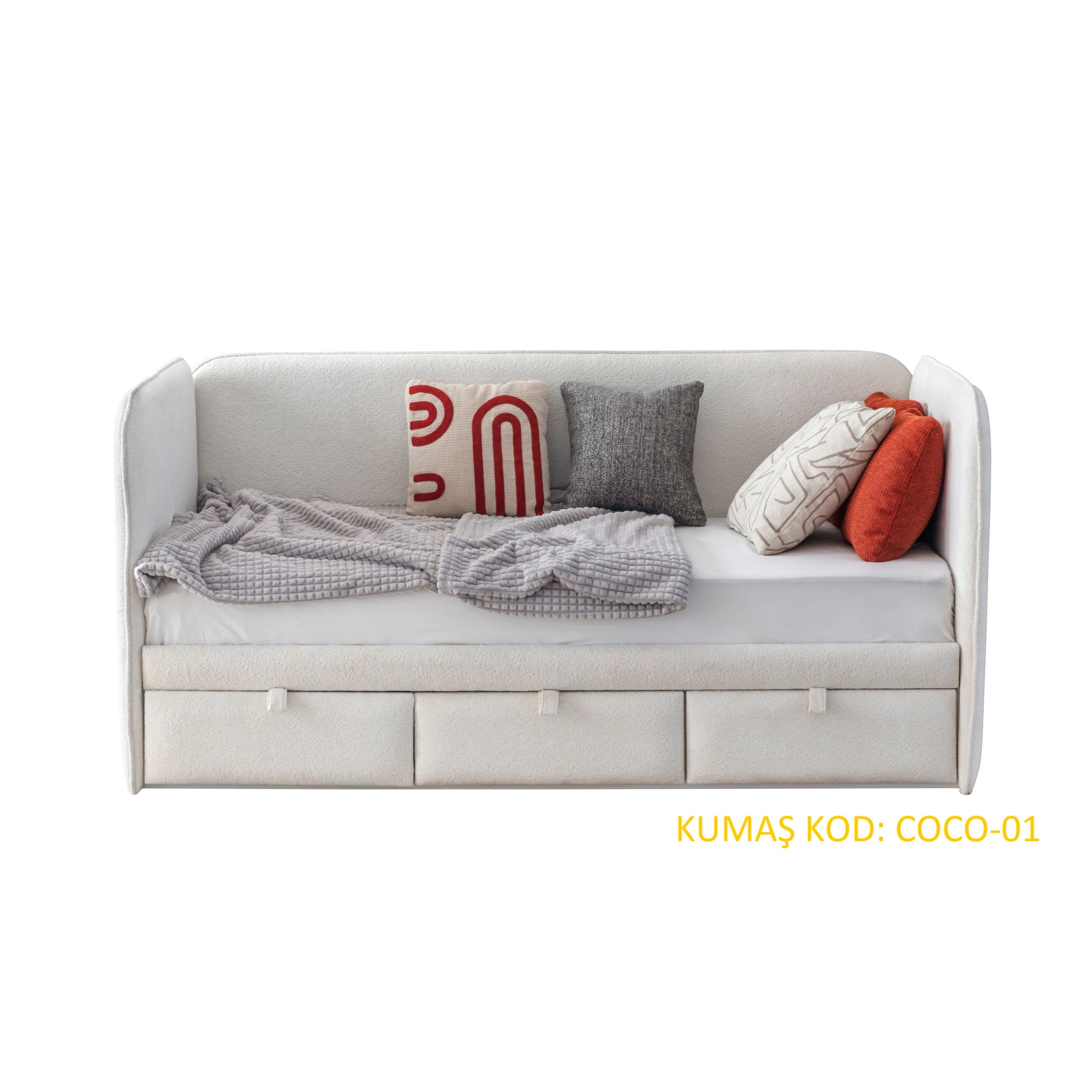 Dünya Döşemeli Toddler Karyola 90x190