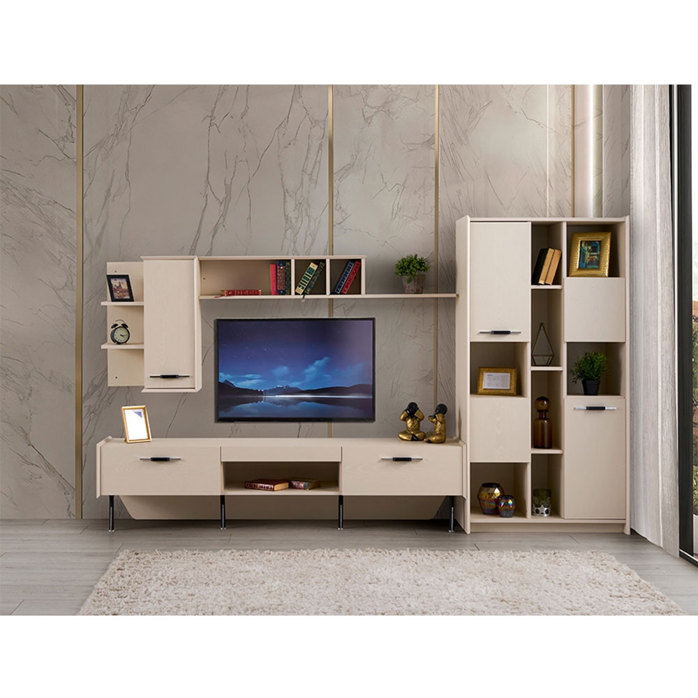 Klas TV Ünitesi + Açılır Masa + 6 Sandalye