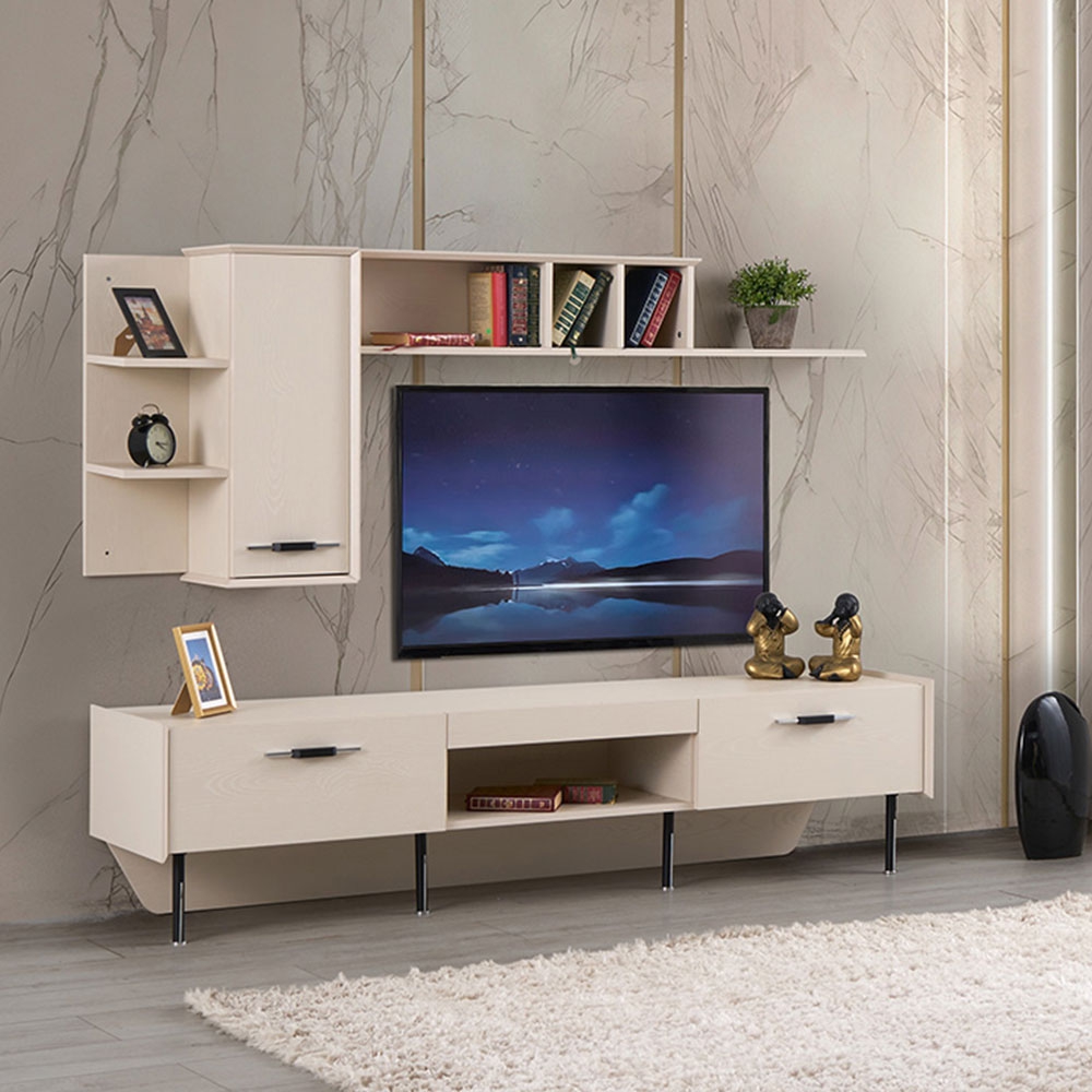 Klas TV Ünitesi + Açılır Masa + 6 Sandalye