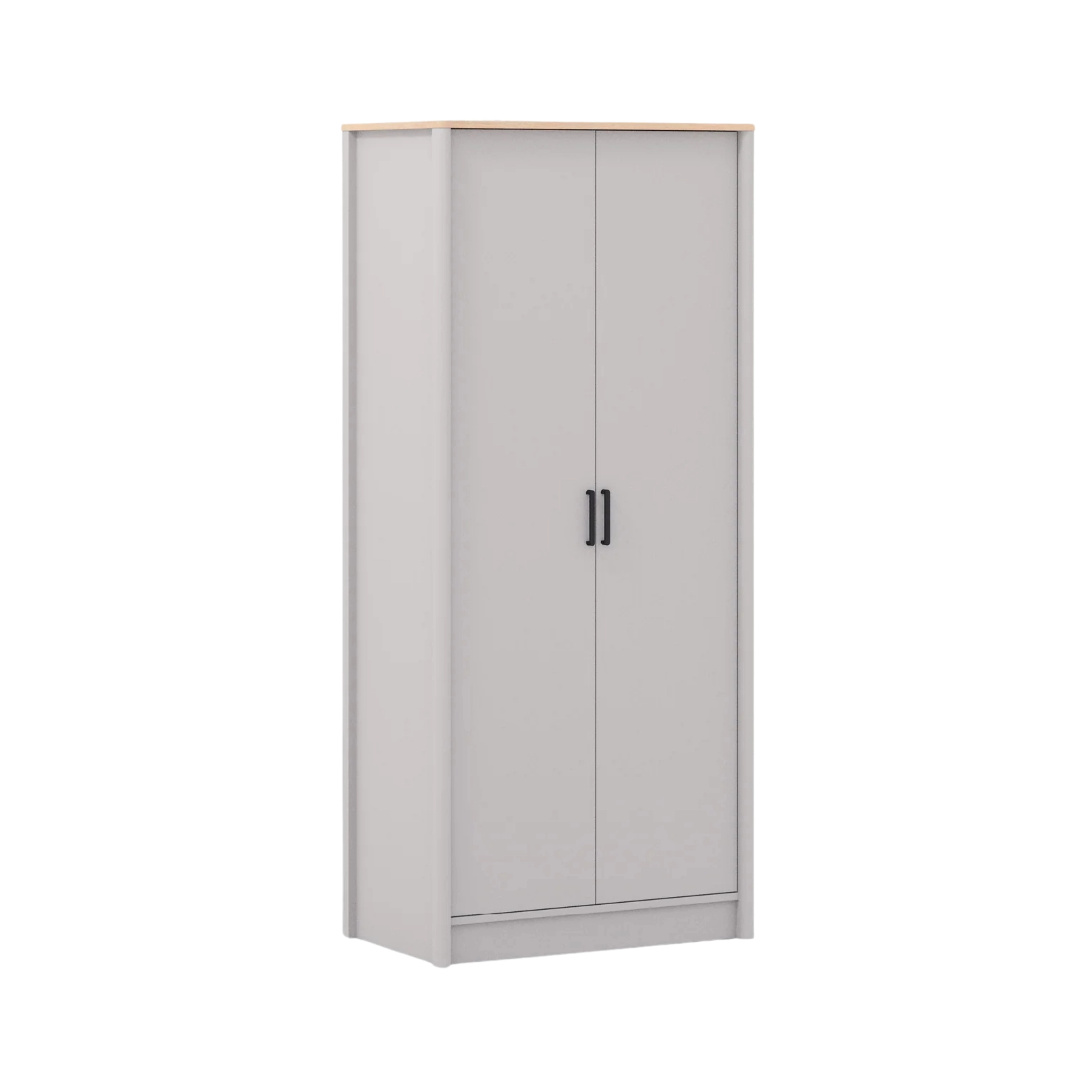 Lagom Compact 2 Kapaklı Gardrop Buz Grı