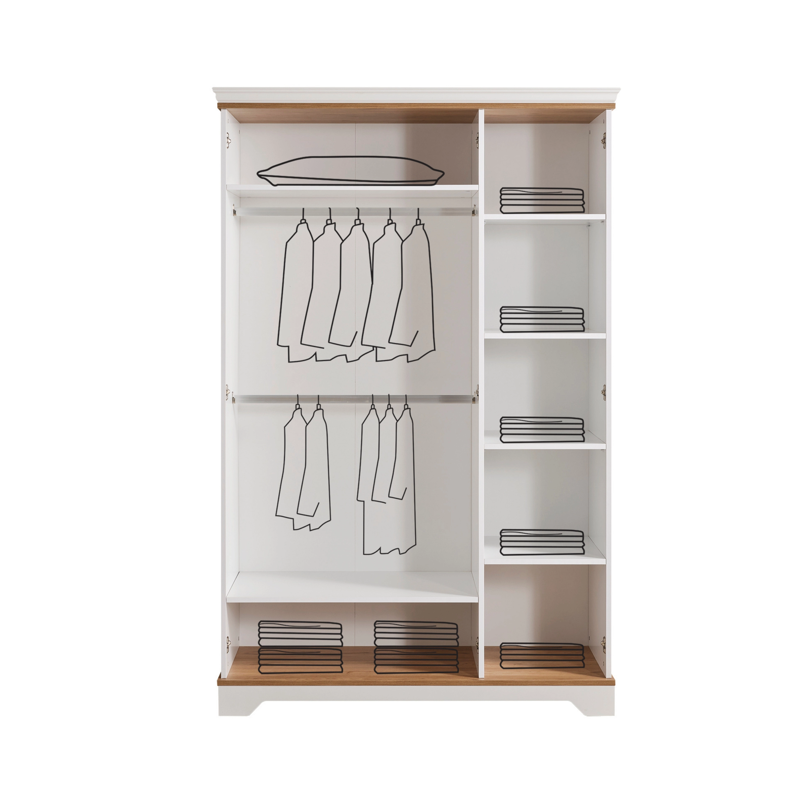 Lofter 3 Kapılı Dolap