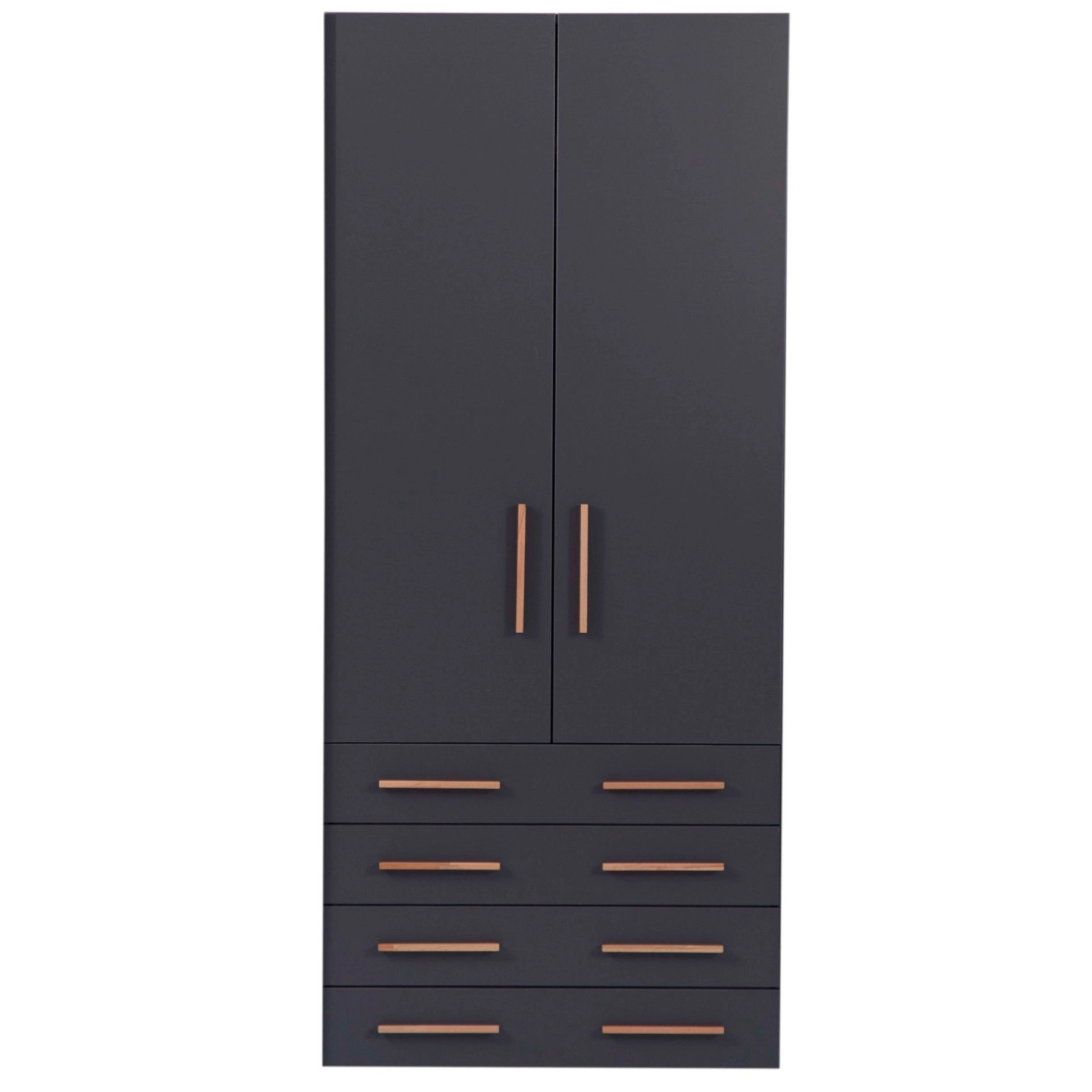 Puzzle 2 Kapak + Çekmeceleri (Antrasit Gri)