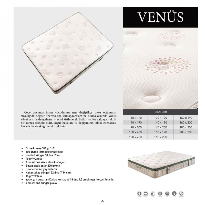 Sies Venüs Yatak (90x190)