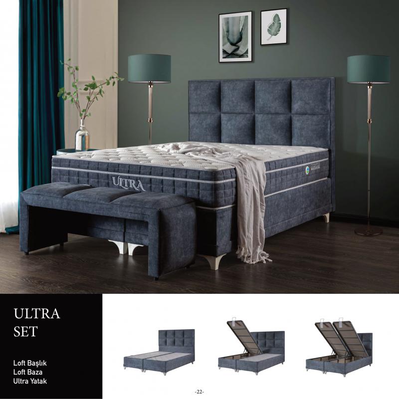 Sies Ultra Set (Loft Başlık)-(90X190)