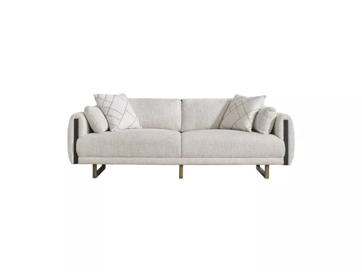 Stella Siyah Üçlü Koltuk