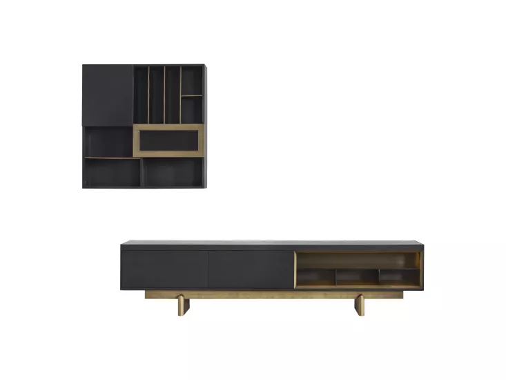 Stella Siyah Tv Üst Blok