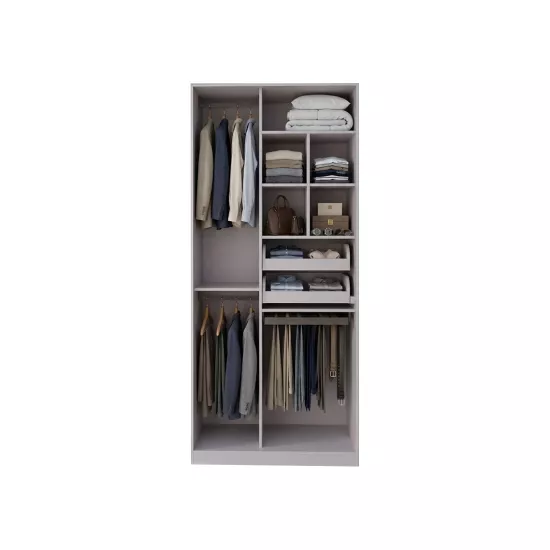 Mia X Dolap Camlı 100 Cm V2 Kazaklık