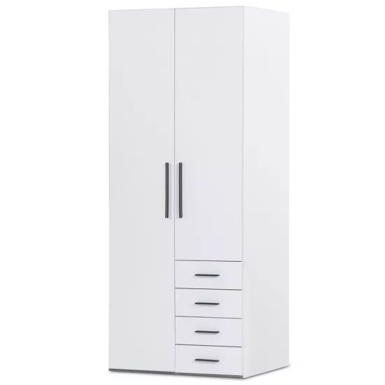 Puzzle Atlas White 2 Kapılı Dolap 206