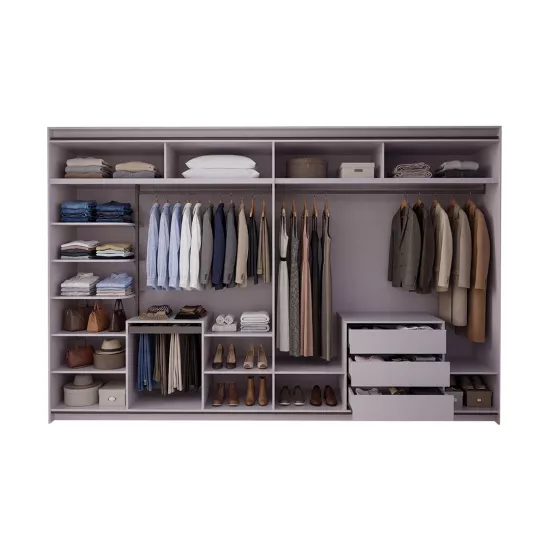 Mia X Akordiyon Dolap Camlı 300 Cm