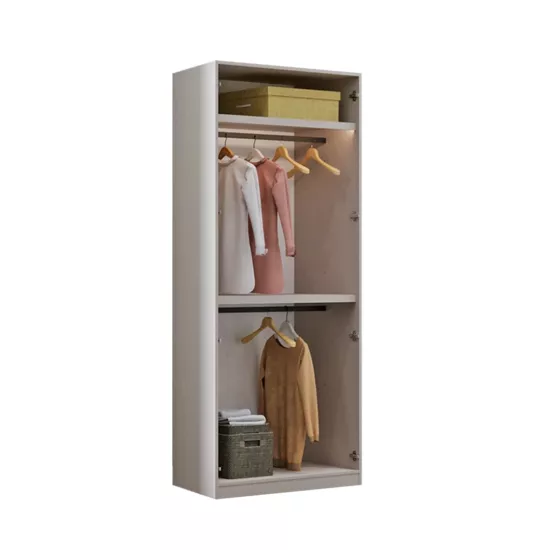Mia X Dolap Camlı 100 Cm V6 Çift Askı
