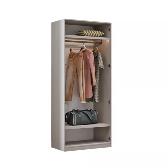 Mia X Dolap Camlı 100 Cm V5 Uzun Askı