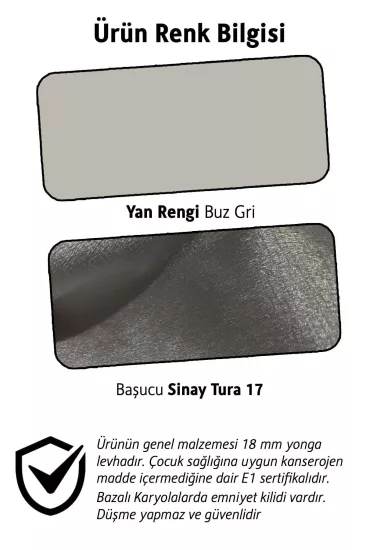 Elegant Bazalı Karyola 120 x 200