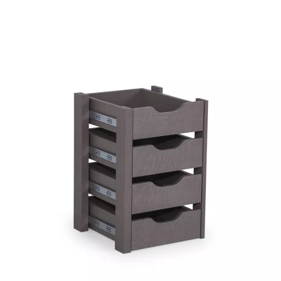 Puzzle 1 Kapak + Çekmeceleri (Vizon-Bej)