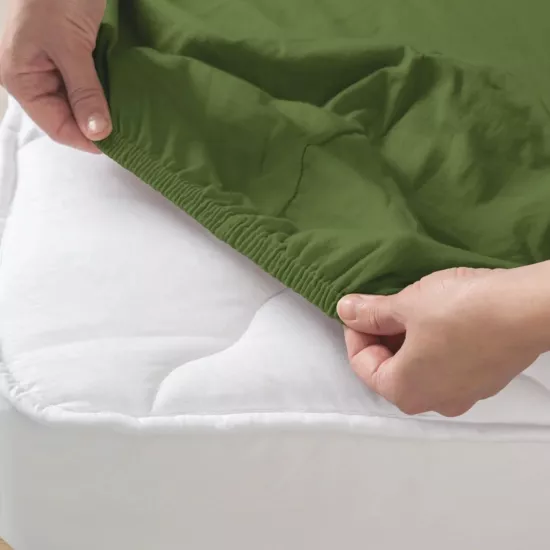 Çarşaf Yeşil 120*200 Pamuklu