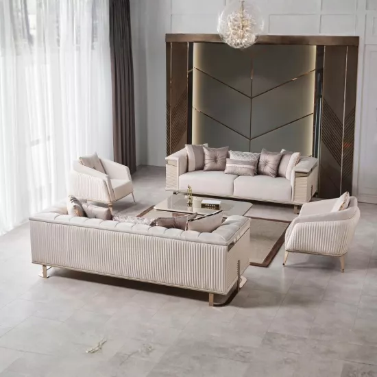 Delux Üçlü Koltuk