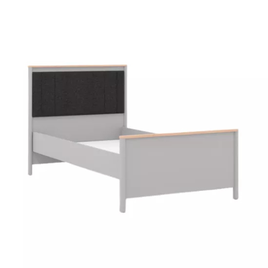 Lagom Başlıklı Karyola 100X200 Buz Grı