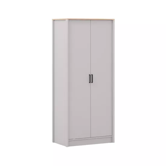 Lagom Compact 2 Kapaklı Gardrop Buz Grı