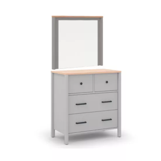 Lagom Şifonyer Ayna Buz Grı