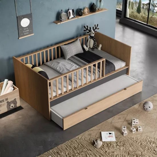 Luka Çocuk Takımı (3K Gardrop + Şifonyer + 100x200 Montessori & 90x190 Alt Karyola)