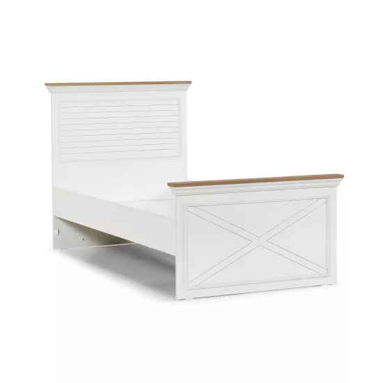 New Atlas Başlıklı Karyola 100X200 Mat Aytaşı