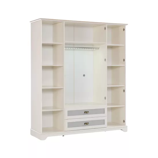 Odessa 4 Kapaklı Gardrop Mat Aytaşı