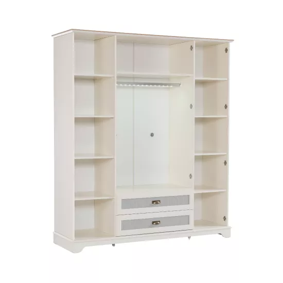 Odessa 4 Kapaklı Gardrop Mat Aytaşı