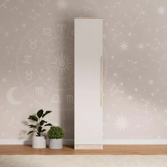 Optimum 1 Kapaklı Gardrop Gövde Mat Aytaşı