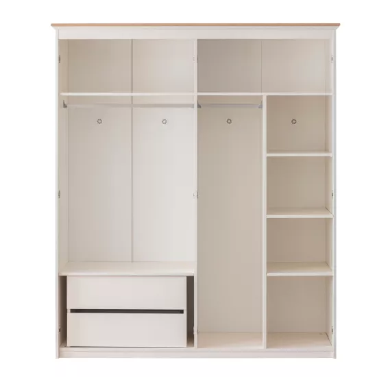 Petra Ay 4 Kapılı Gardrop
