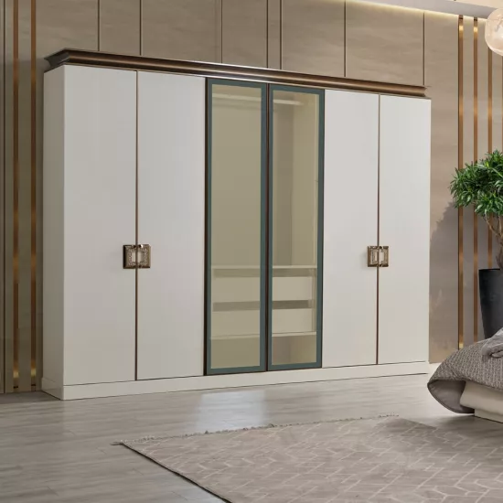 Piano 6 Kapaklı Dolap