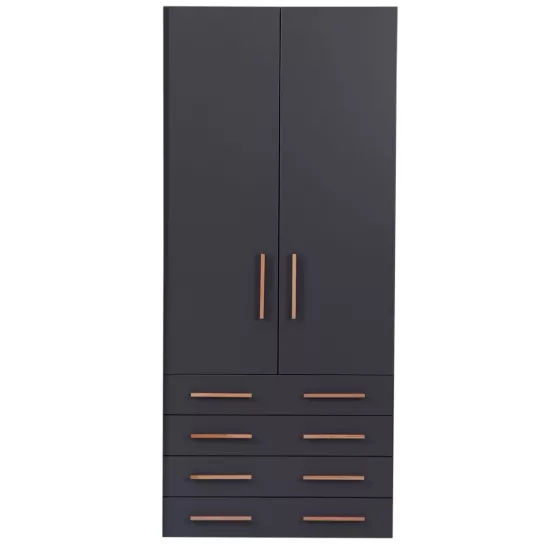 Puzzle 2 Kapak + Çekmeceleri (Antrasit Gri)