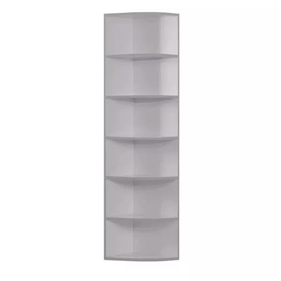 Puzzle Köşe Kitaplık (Buz Gri)