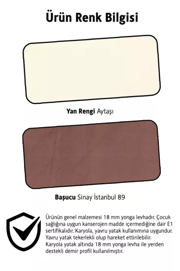 Rose Bazalı Karyola 100 x 200