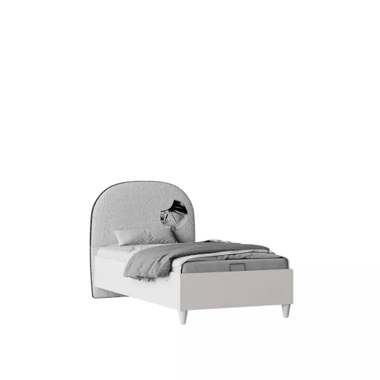 Space 7 Başlıklı Bazalı Karyola 100x200