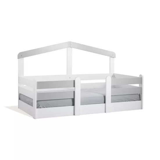 Whıte House Çatısız Montessori Karyola 90*200