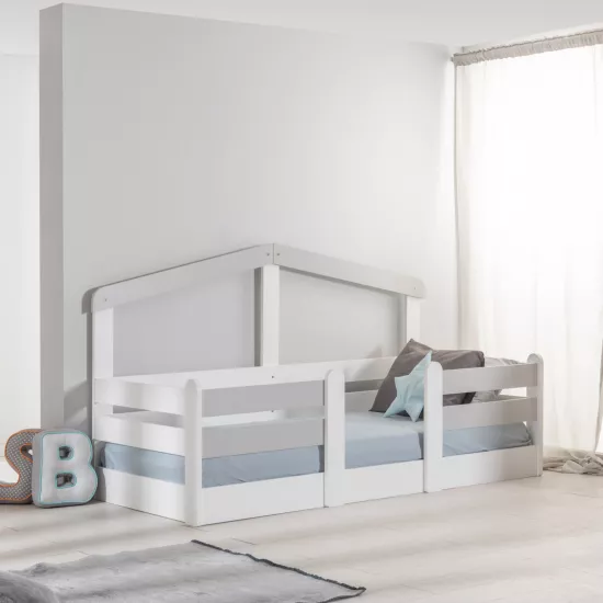 Whıte House Çatısız Montessori Karyola 90*200