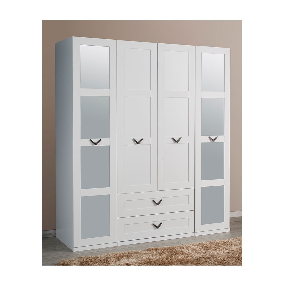 Soft Mini Yatak Odası Takımı Dört Kap. D.(Baza + Başlıklı)