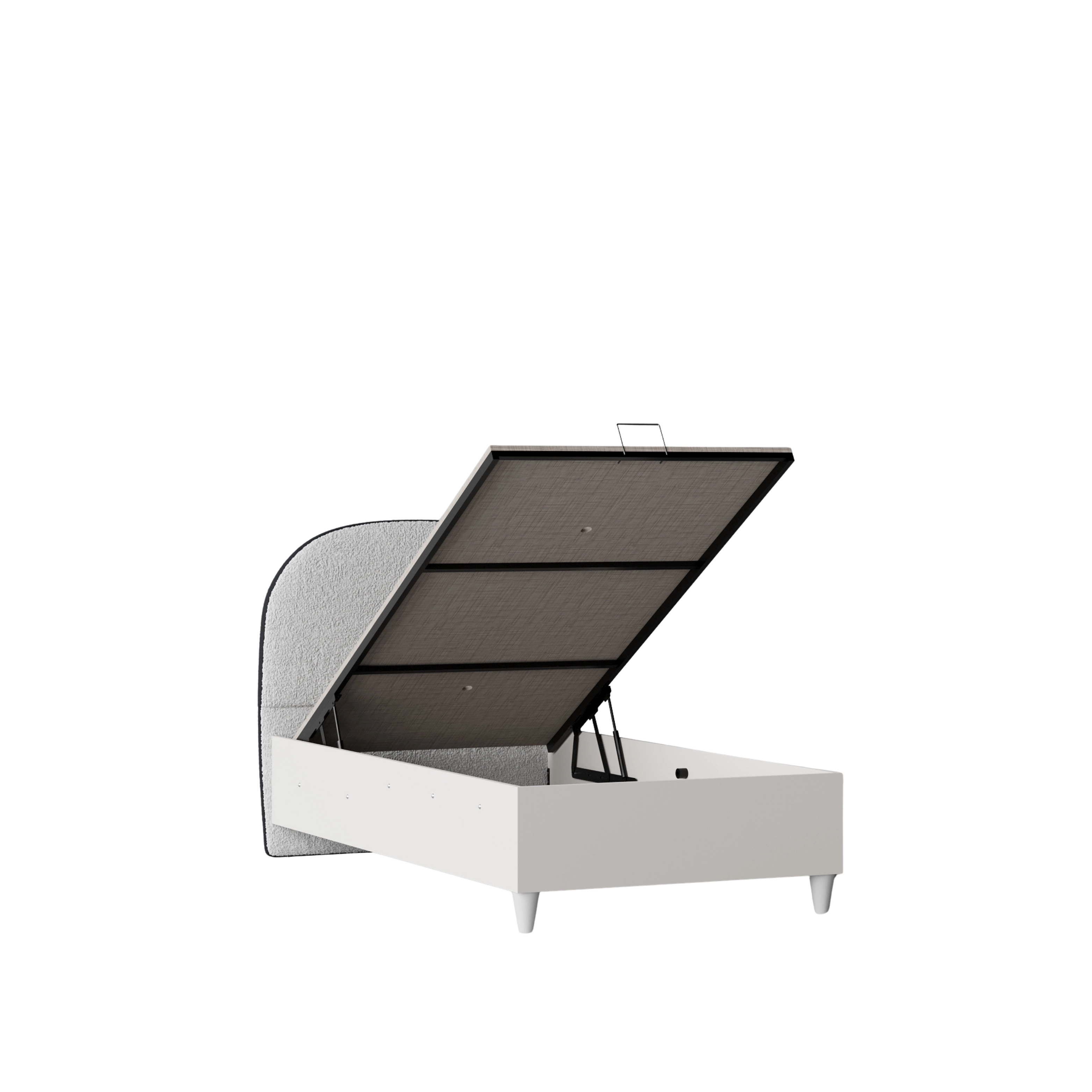 Space 7 Başlıklı Bazalı Karyola 100x200