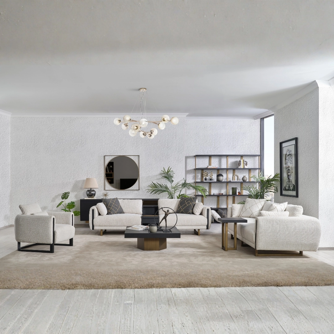 Stella Siyah Koltuk Takım