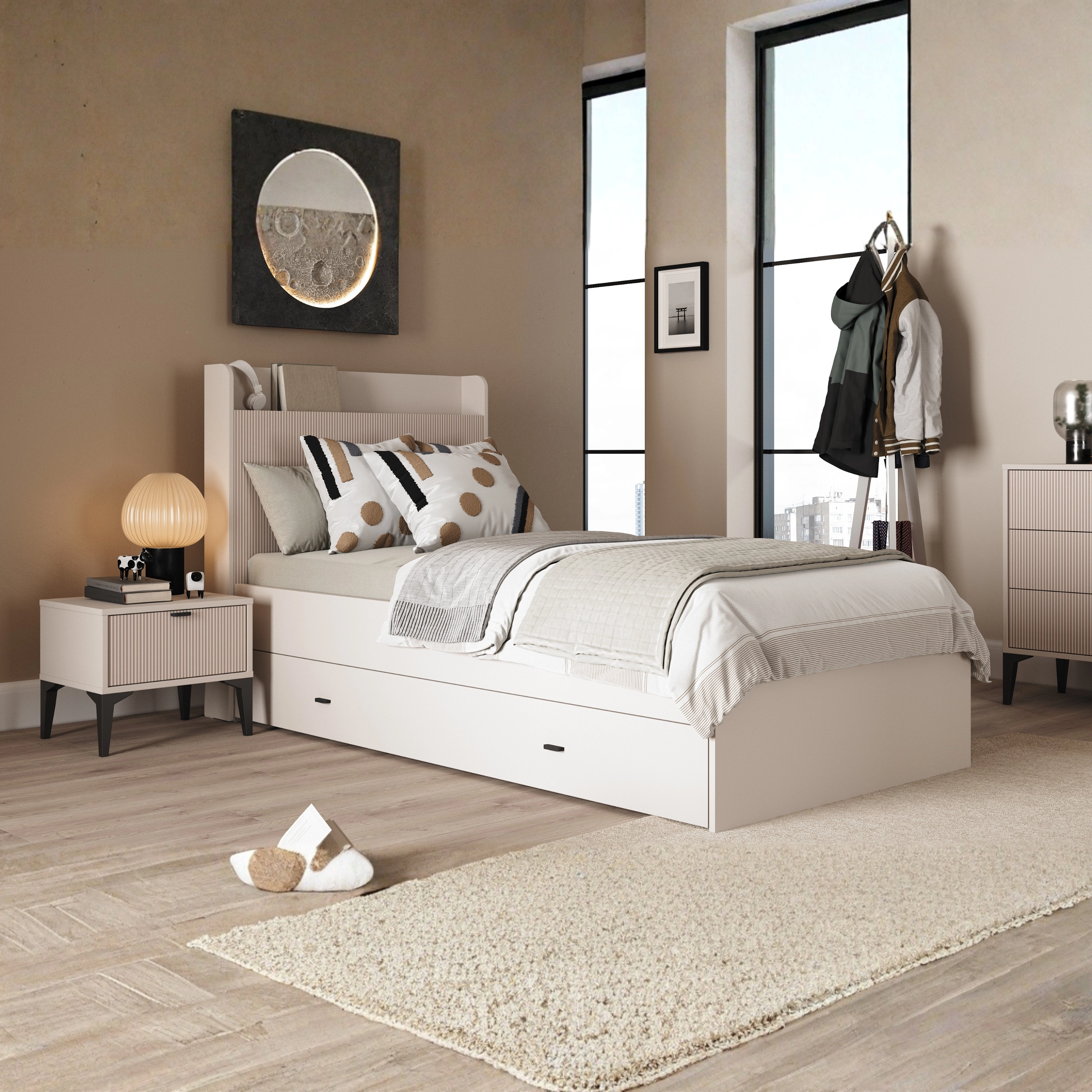 Zen Başlıklı Karyola 100X200 Dor